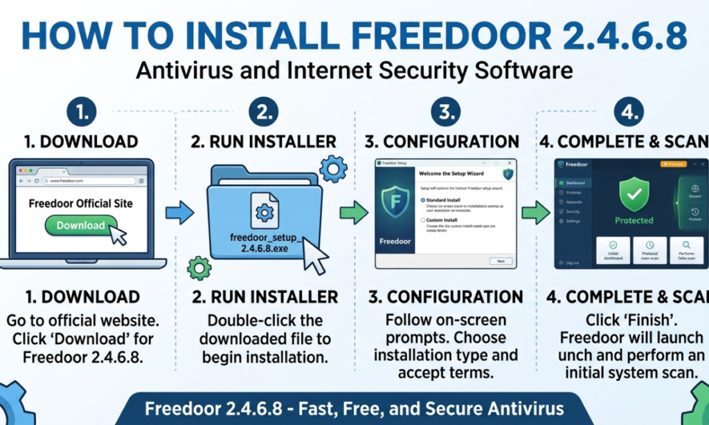 How to Install Freedoor 2.4.6.8